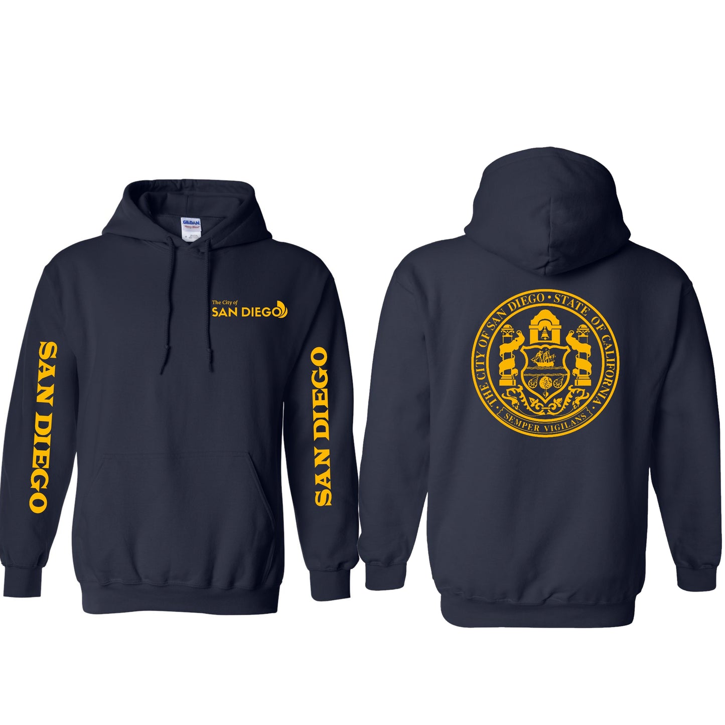 City of San Diego Hoodie (Basic Design)