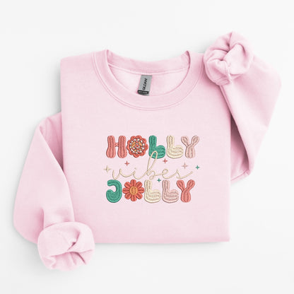 Holly Jolly Embroidered Sweater