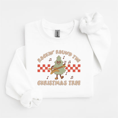 Rockin’ Christmas Embroidered Sweater