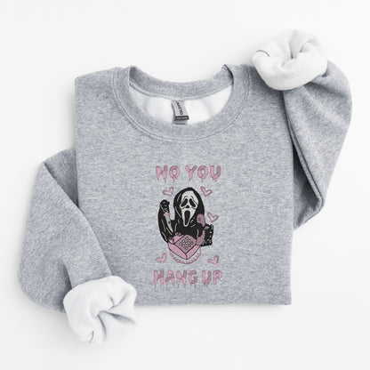 Ghostface Calling Embroidered Sweater