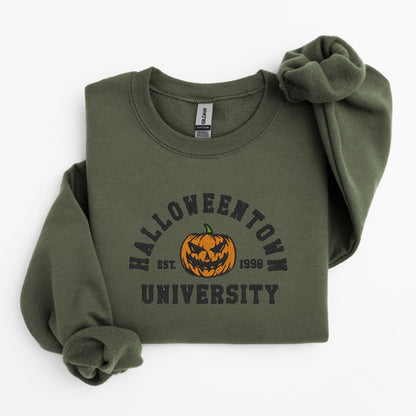 Halloween Town Embroidered Sweater