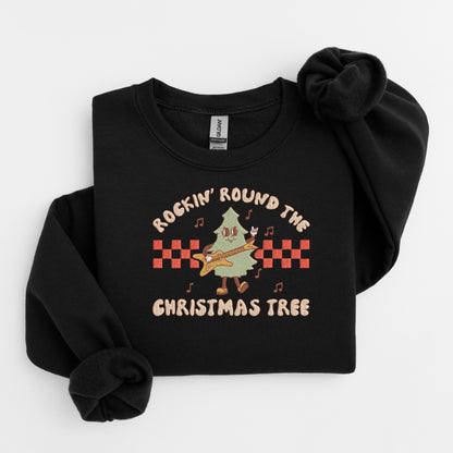 Rockin’ Christmas Embroidered Sweater