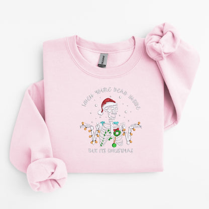 Dead Inside Christmas Embroidered Sweater