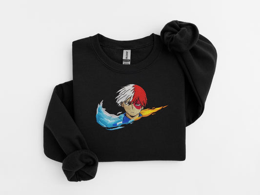 My Hero Academia Todoroki Embroidered Sweater