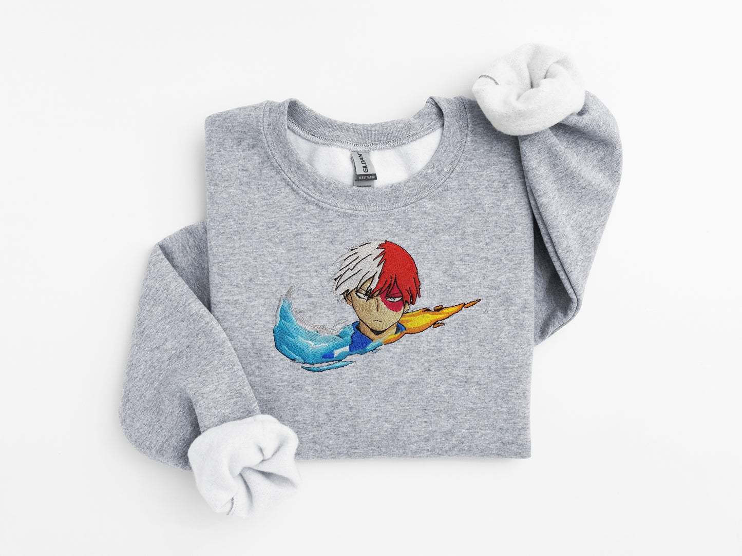 My Hero Academia Todoroki Embroidered Sweater