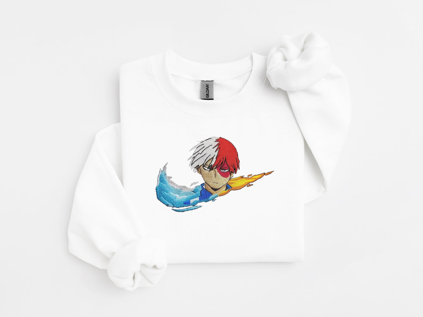 My Hero Academia Todoroki Embroidered Sweater