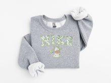 Load image into Gallery viewer, Sage Cow Embroidered Sweater
