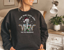 Load image into Gallery viewer, Dead Inside Christmas Embroidered Sweater
