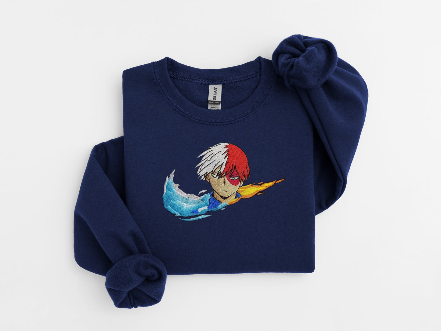 My Hero Academia Todoroki Embroidered Sweater