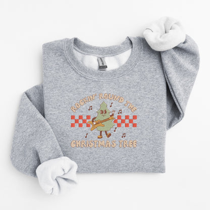 Rockin’ Christmas Embroidered Sweater