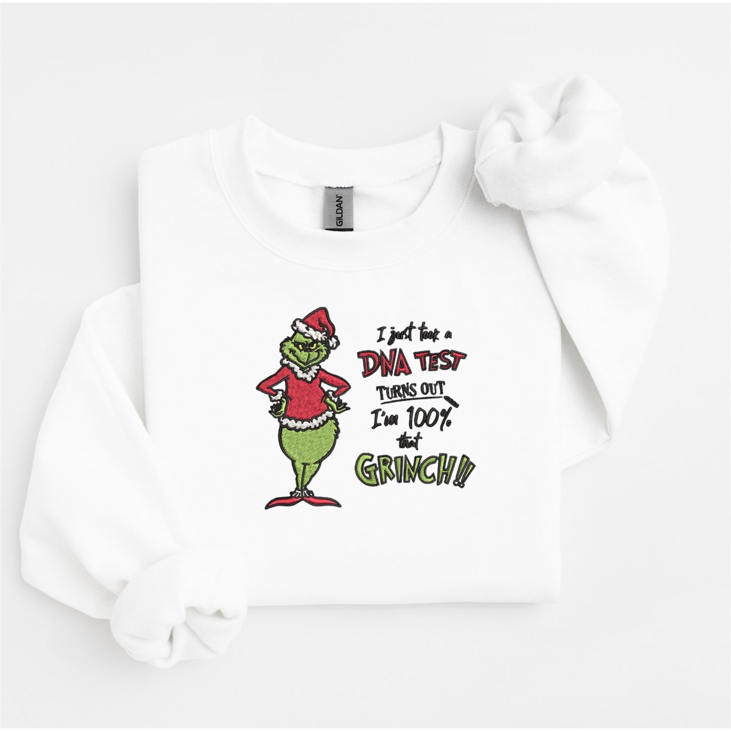 That Grinch Embroidered Sweater