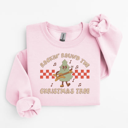 Rockin’ Christmas Embroidered Sweater