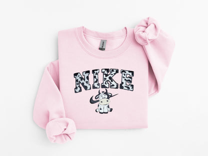 Cow Embroidered Sweater