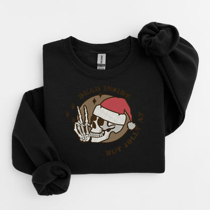 Jolly AF Embroidered Sweater