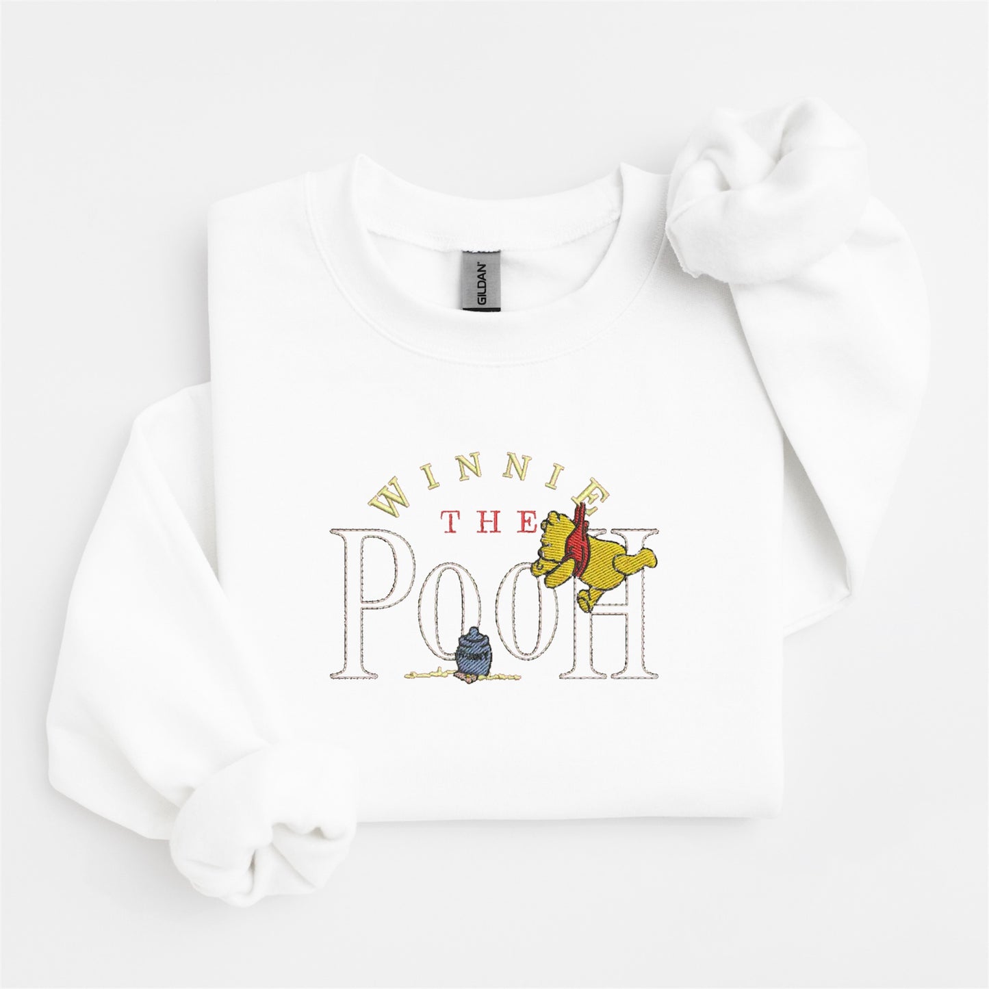 Winnie The Pooh Embroidered Sweater