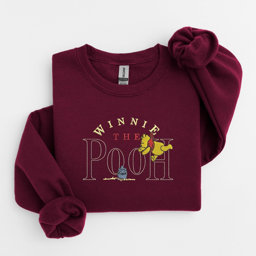 Winnie The Pooh Embroidered Sweater