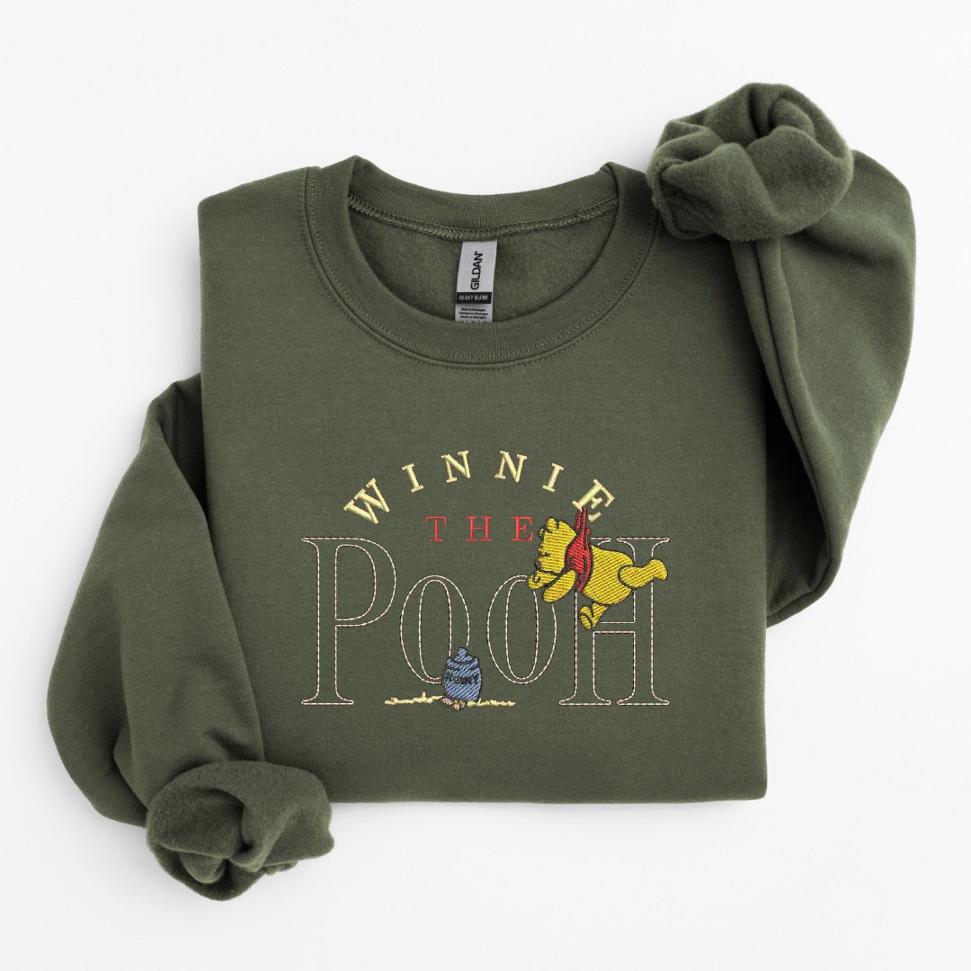 Winnie The Pooh Embroidered Sweater