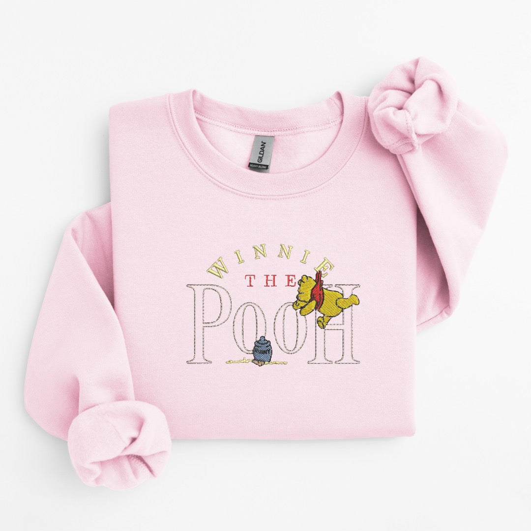 Winnie The Pooh Embroidered Sweater