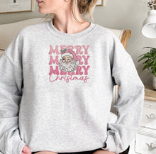 Load image into Gallery viewer, Merry Santa Embroidered Sweater
