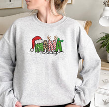 Load image into Gallery viewer, Mama Claus Embroidered Sweater
