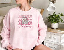 Load image into Gallery viewer, Merry Santa Embroidered Sweater
