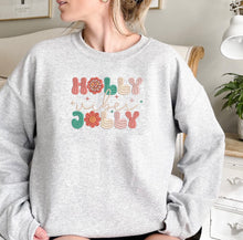 Load image into Gallery viewer, Holly Jolly Embroidered Sweater
