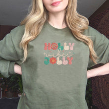 Load image into Gallery viewer, Holly Jolly Embroidered Sweater
