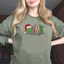 Load image into Gallery viewer, Mama Claus Embroidered Sweater
