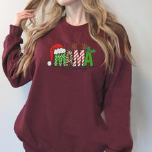 Load image into Gallery viewer, Mama Claus Embroidered Sweater
