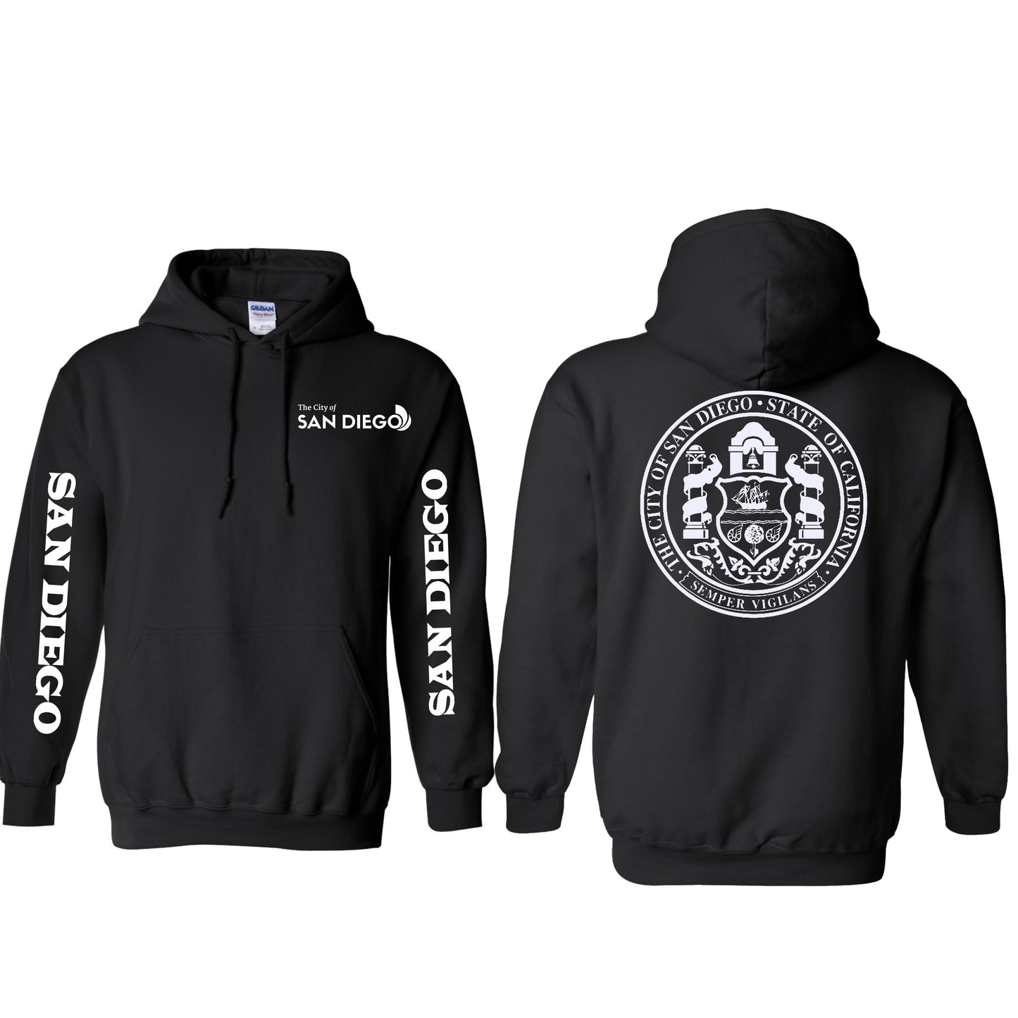 City of San Diego Hoodie (Basic Design)