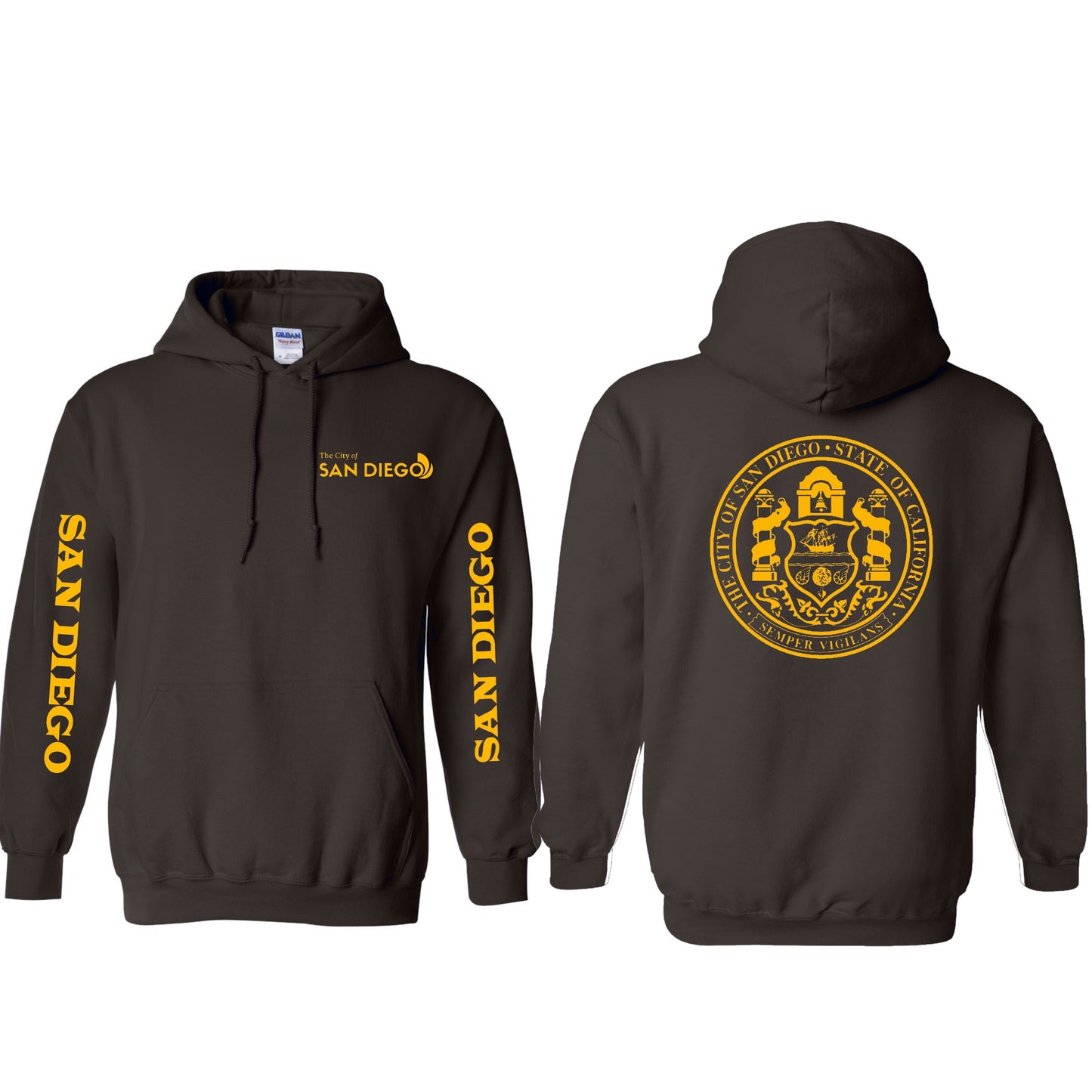 City of San Diego Hoodie (Basic Design)