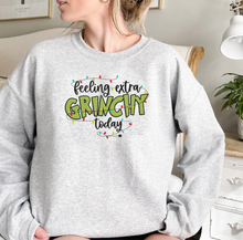 Load image into Gallery viewer, Grinch Christmas Embroidered Sweater
